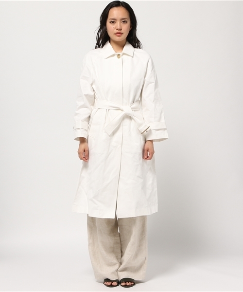 MOUSSY(マウジー)の「BAL COLLAR COAT/F(その他アウター・レディース・ベージュ/ホワイト/ネイビー・1/2)」の4枚目の写真