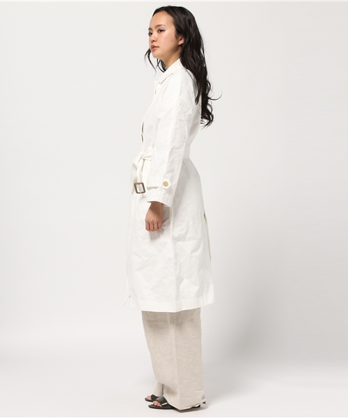 MOUSSY(マウジー)の「BAL COLLAR COAT/F(その他アウター・レディース・ベージュ/ホワイト/ネイビー・1/2)」の5枚目の写真