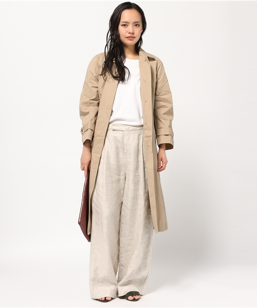 MOUSSY(マウジー)の「BAL COLLAR COAT/F(その他アウター・レディース・ベージュ/ホワイト/ネイビー・1/2)」の10枚目の写真