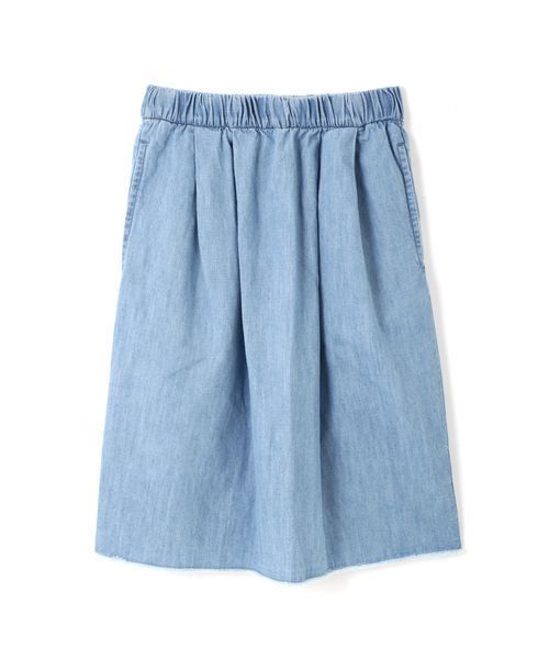 N.（N. Natural Beauty Basic）（エヌエヌナチュラルビューティーベーシック）の「ダンガリーセットアップ スカート（スカート・レディース・ブルー/ネイビー・MEDIUM）」の12枚目の写真