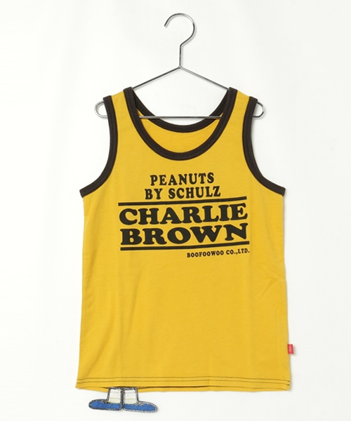 BOOFOOWOO(ブーフーウー)の「Peanutsタンクトップ(タンクトップ・キッズ・レッド/オフホワイト/イエロー・150/140)」の14枚目の写真