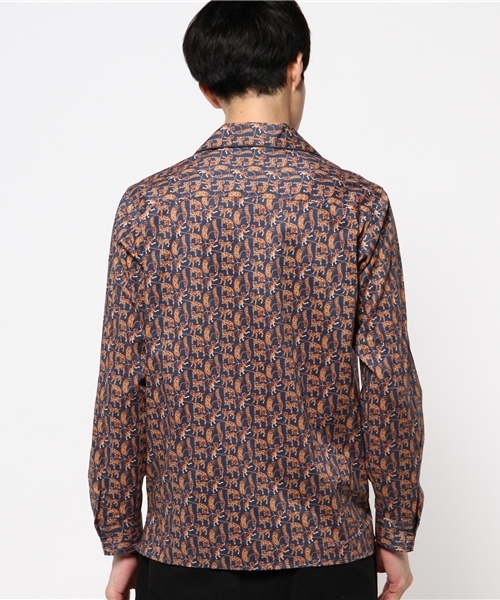 AMERICAN RAG CIE（アメリカンラグシー）の「LIBERTY オープンカラー 長袖シャツ（シャツ/ブラウス・メンズ・ブラック系その他/イエロー系その他・1/2）」の8枚目の写真