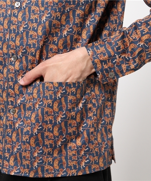 AMERICAN RAG CIE（アメリカンラグシー）の「LIBERTY オープンカラー 長袖シャツ（シャツ/ブラウス・メンズ・ブラック系その他/イエロー系その他・1/2）」の10枚目の写真