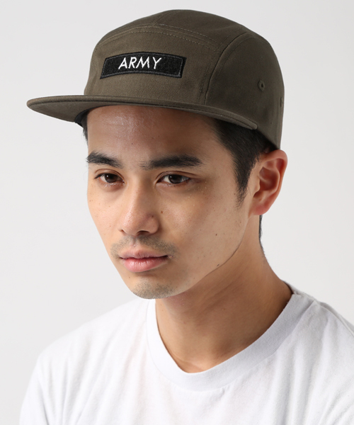 WEGO（ウィゴー）の「WEGO/ARMYロゴジェットキャップ（キャップ・メンズ・カーキ/ネイビー/ダークオレンジ・FREE）」の12枚目の写真