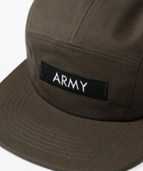 WEGO（ウィゴー）の「WEGO/ARMYロゴジェットキャップ（キャップ・メンズ・カーキ/ネイビー/ダークオレンジ・FREE）」の6枚目の写真