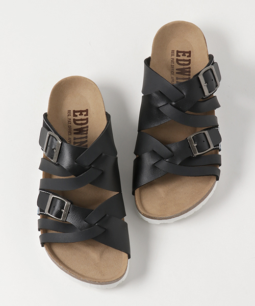 EDWIN(エドウィン)の「【EDWIN】クロスベルトサンダル(サンダル・メンズ・ブラック/ブラウン/レッド・26inch/27inch)」の4枚目の写真