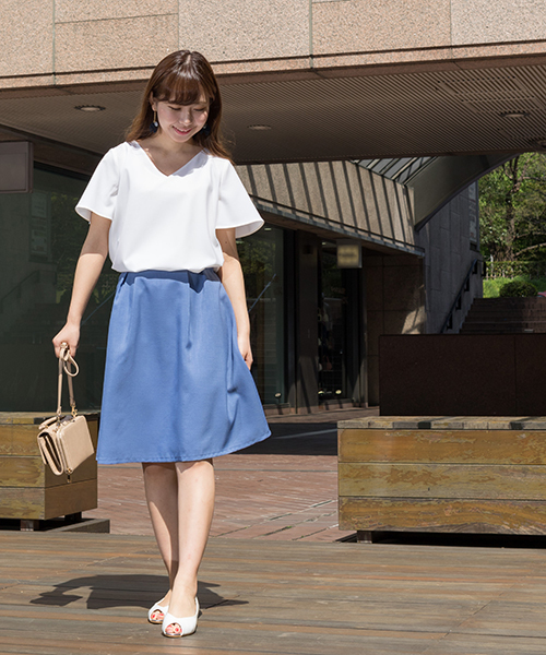 NATURAL BEAUTY BASIC（ナチュラルビューティーベーシック）の「【VERY 6月号掲載】インヒールオープントゥ（パンプス・レディース・レッド/ホワイト/ネイビー・SMALL/LARGE/MEDIUM）」の16枚目の写真