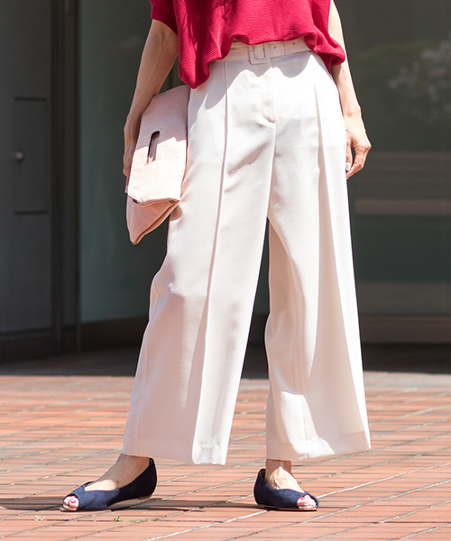 NATURAL BEAUTY BASIC（ナチュラルビューティーベーシック）の「【VERY 6月号掲載】インヒールオープントゥ（パンプス・レディース・レッド/ホワイト/ネイビー・SMALL/LARGE/MEDIUM）」の13枚目の写真