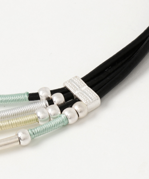 AZUL by moussy（アズールバイマウジー）の「メタルパーツチョーカー（ネックレス・レディース・グレー系その他/オレンジ系その他・FREE）」の6枚目の写真