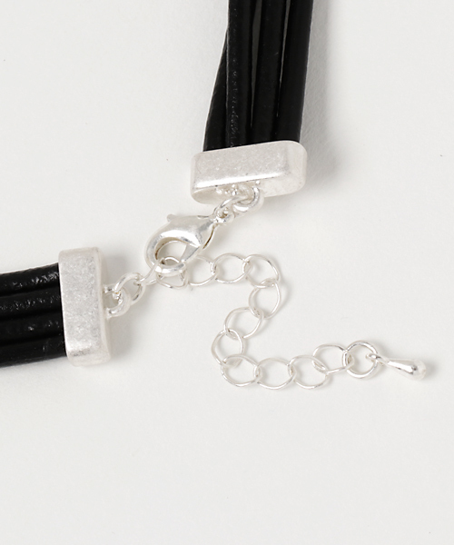 AZUL by moussy（アズールバイマウジー）の「メタルパーツチョーカー（ネックレス・レディース・グレー系その他/オレンジ系その他・FREE）」の3枚目の写真