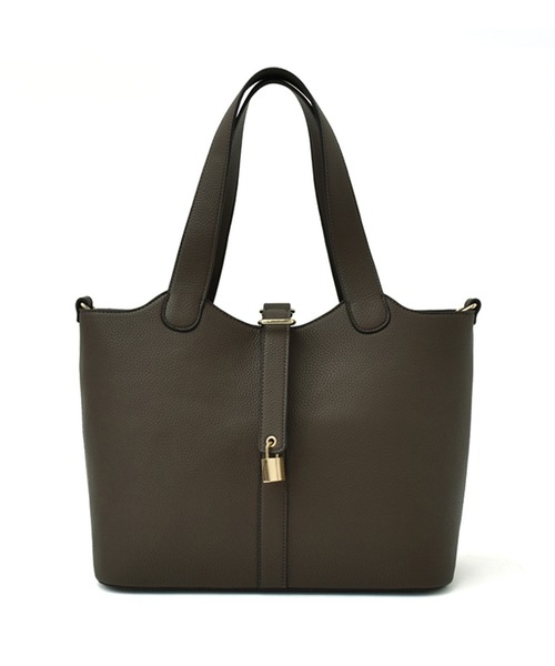 VitaFelice（ヴィータフェリーチェ）の「インナーバッグ付き3wayトートバッグ（ショルダーバッグ・レディース・アイボリー/ベージュ系その他/ブラック/ライトグレー/ベージュ/チョコ・FREE）」の11枚目の写真