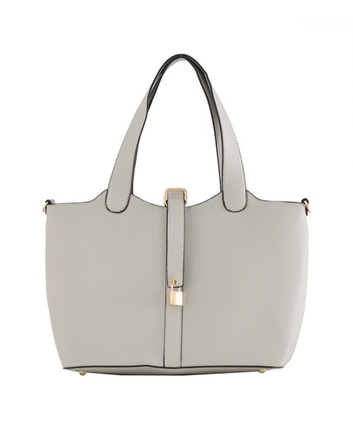 VitaFelice（ヴィータフェリーチェ）の「インナーバッグ付き3wayトートバッグ（ショルダーバッグ・レディース・アイボリー/ベージュ系その他/ブラック/ライトグレー/ベージュ/チョコ・FREE）」の9枚目の写真
