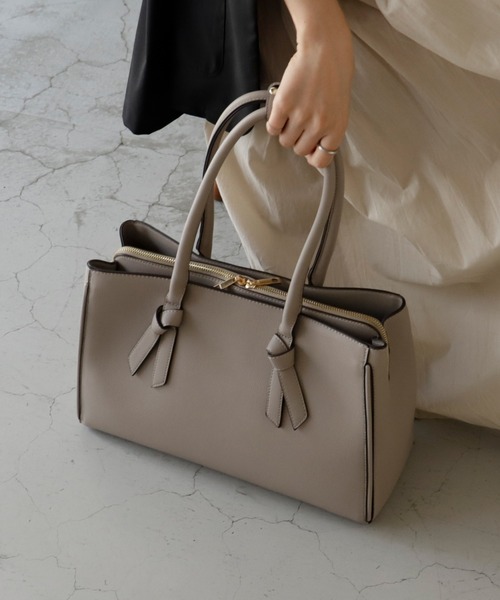 【セール】リボンハンドルトートバッグ（トートバッグ）｜VitaFelice（ヴィータフェリーチェ）