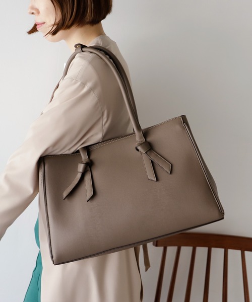 【セール】リボンハンドルトートバッグ（トートバッグ）｜VitaFelice（ヴィータフェリーチェ）