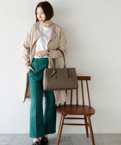 【セール】リボンハンドルトートバッグ（トートバッグ）｜VitaFelice（ヴィータフェリーチェ）