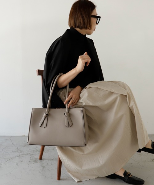 【セール】リボンハンドルトートバッグ（トートバッグ）｜VitaFelice（ヴィータフェリーチェ）