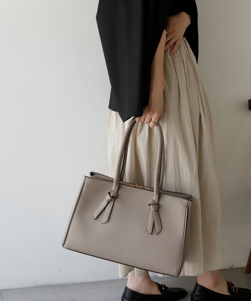 【セール】リボンハンドルトートバッグ（トートバッグ）｜VitaFelice（ヴィータフェリーチェ）