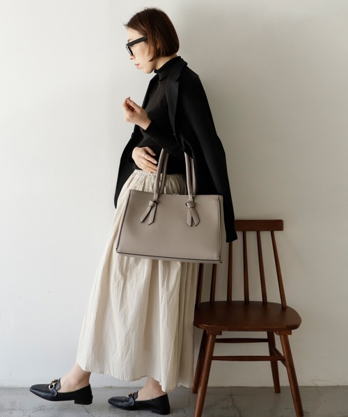 【セール】リボンハンドルトートバッグ（トートバッグ）｜VitaFelice（ヴィータフェリーチェ）