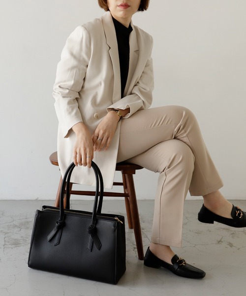 【セール】リボンハンドルトートバッグ（トートバッグ）｜VitaFelice（ヴィータフェリーチェ）