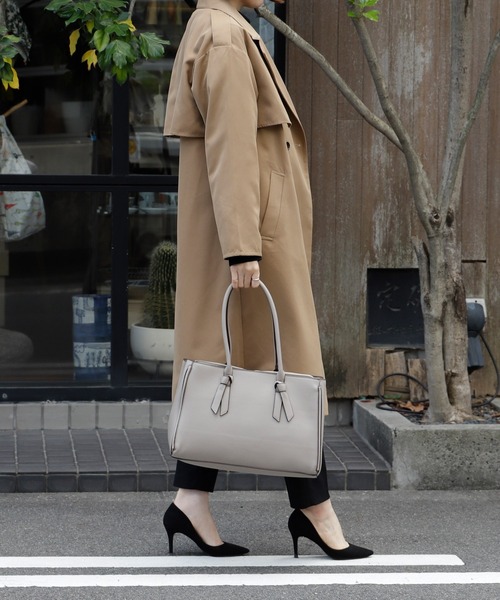 【セール】リボンハンドルトートバッグ（トートバッグ）｜VitaFelice（ヴィータフェリーチェ）