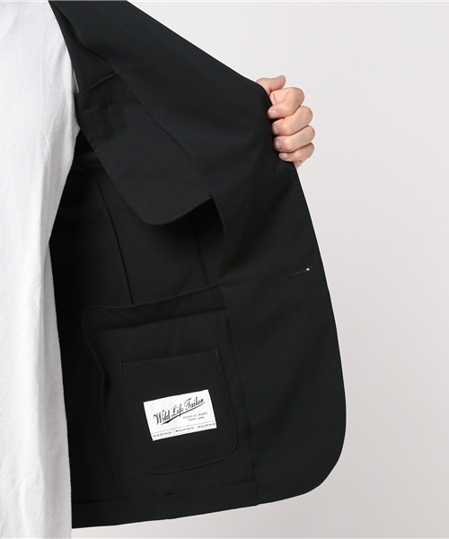 WILD LIFE TAILOR Adam et Rope'(ワイルドテーラーアダムエロペ )の「MOVE FITイージージャケット(テーラードジャケット・メンズ・カーキ/ブラック・L/M)」の9枚目の写真