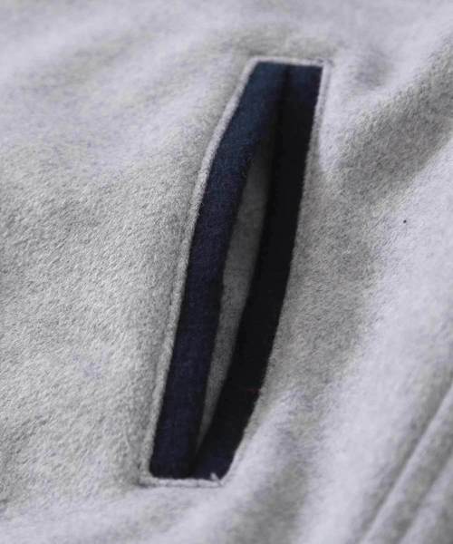 CUBE SUGAR（キューブシュガー）の「メルトン×デニムスタジャン（スタジャン・レディース・ダークグリーン/ネイビー/ボルドー/グレー・M）」の22枚目の写真