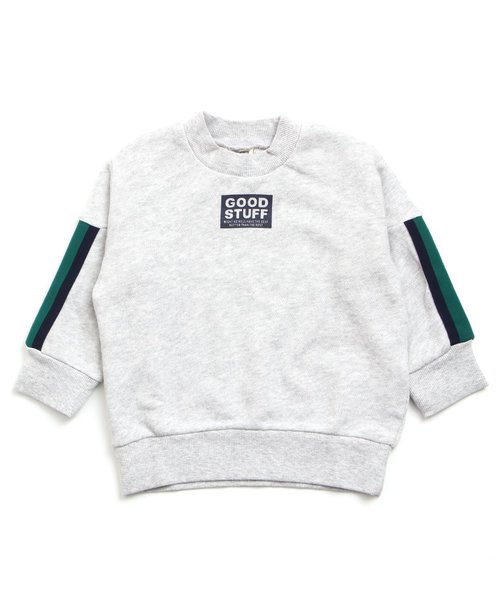 F.O.KIDS(エフオーキッズ)の「ライントレーナー(スウェット・キッズ・ネイビー/グレー/カーキ・100/120/90/110/130/140/80/95)」の1枚目の写真