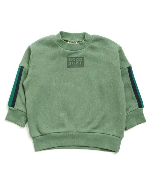 F.O.KIDS(エフオーキッズ)の「ライントレーナー(スウェット・キッズ・ネイビー/グレー/カーキ・100/120/90/110/130/140/80/95)」の2枚目の写真