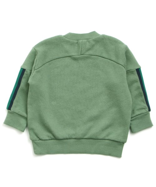 F.O.KIDS(エフオーキッズ)の「ライントレーナー(スウェット・キッズ・ネイビー/グレー/カーキ・100/120/90/110/130/140/80/95)」の9枚目の写真