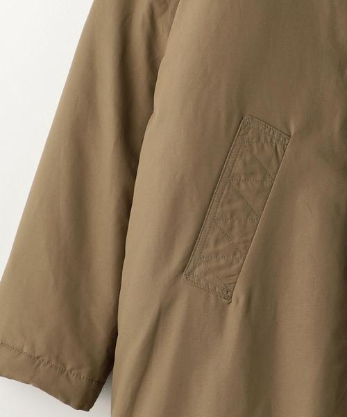 coen（コーエン）の「中綿ステンカラーコート（ステンカラーコート・メンズ・ブラック/ベージュ・X-LARGE/LARGE/MEDIUM/SMALL）」の11枚目の写真