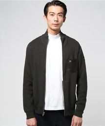 schott | Schott/ショット/LEATHER POCKET COMMAND ZIP SWEATER/レザーポケット コマンド ジップセーター(カーディガン/ボレロ)