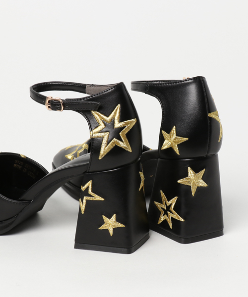 MOUSSY(マウジー)の「STAR PUMPS(パンプス・レディース・シルバー/ブラック・LARGE/MEDIUM/SMALL)」の5枚目の写真