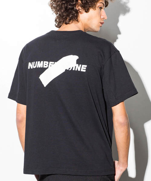 NUMBER (N)INE DENIM(ナンバーナインデニム)の「NUMBER (N)INE DENIM(ナンバーナインデニム)テープポケットビッグTシャツ(Tシャツ/カットソー・メンズ・ホワイト/レッド/ブラック・SMALL/LARGE/MEDIUM)」の2枚目の写真