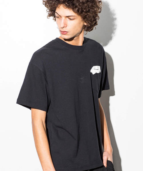 NUMBER (N)INE DENIM(ナンバーナインデニム)の「NUMBER (N)INE DENIM(ナンバーナインデニム)テープポケットビッグTシャツ(Tシャツ/カットソー・メンズ・ホワイト/レッド/ブラック・SMALL/LARGE/MEDIUM)」の5枚目の写真