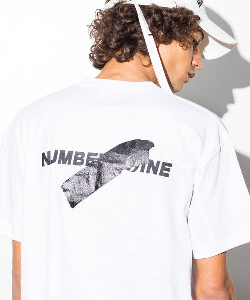 NUMBER (N)INE DENIM(ナンバーナインデニム)の「NUMBER (N)INE DENIM(ナンバーナインデニム)テープポケットビッグTシャツ(Tシャツ/カットソー・メンズ・ホワイト/レッド/ブラック・SMALL/LARGE/MEDIUM)」の8枚目の写真
