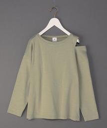 6 | ＜6(ROKU)＞COTTON SHOULDER HOLE PULLOVER/カットソー(Tシャツ/カットソー)