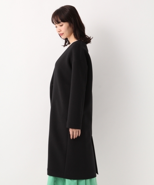 A part by（アパートバイ）の「TRボンディングノーカラーコート 780003（その他アウター・レディース・グレー/ブラック/アイボリー・FREE）」の6枚目の写真