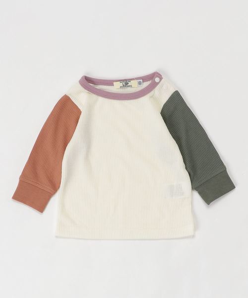Life Support Products(ライフサポートプロダクツ)の「ワッフル9分袖T(80〜150cm)(Tシャツ/カットソー)」|カラフル