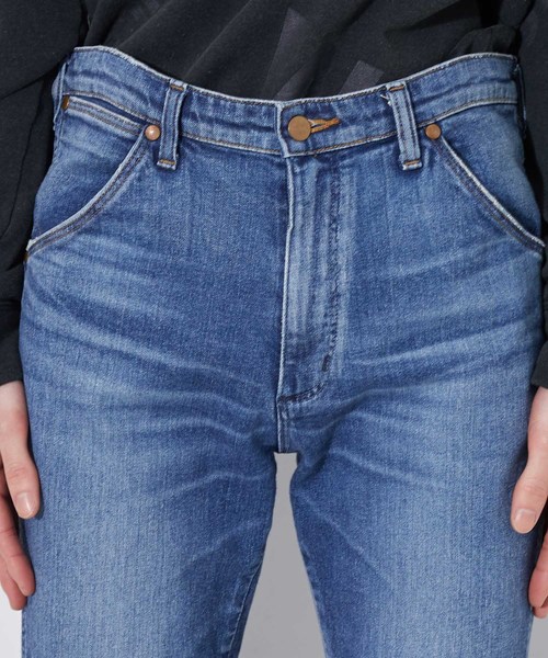 WHITE MOUNTAINEERING（ホワイトマウンテニアリング）の「【White mountaineering】WM×ﾗﾝｸﾞﾗｰ10.5ozｽﾄﾚｯﾁﾃﾞﾆﾑｽﾘﾑﾊﾟﾝﾂ（デニムパンツ・メンズ・ブラック/ブルー・M/L/S）」の7枚目の写真