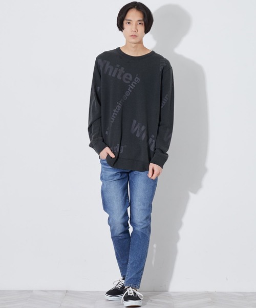 WHITE MOUNTAINEERING（ホワイトマウンテニアリング）の「【White mountaineering】WM×ﾗﾝｸﾞﾗｰ10.5ozｽﾄﾚｯﾁﾃﾞﾆﾑｽﾘﾑﾊﾟﾝﾂ（デニムパンツ・メンズ・ブラック/ブルー・M/L/S）」の8枚目の写真