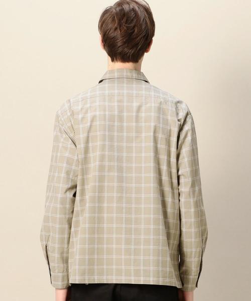 BEAUTY&YOUTH UNITED ARROWS(ビューティーアンドユースユナイテッドアローズ)の「BY タイプライター チェック ワイドフォルム シャツ o(シャツ/ブラウス・メンズ・ベージュ/ロイヤルブルー・SMALL/MEDIUM/LARGE/X-LARGE)」の13枚目の写真