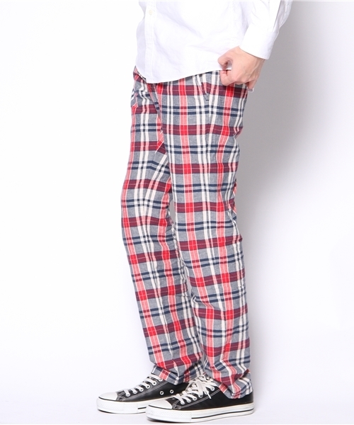TOMMY HILFIGER（トミーヒルフィガー）の「DEREK CHECK PANT（その他パンツ・メンズ・レッド・38inch/30inch/34inch/32inch/36inch）」の2枚目の写真