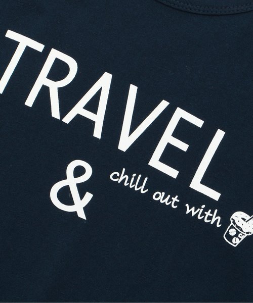 BREEZE（ブリーズ）の「w.colリンクコーデママＴシャツ（その他トップス・レディース・ネイビー・MEDIUM）」の3枚目の写真