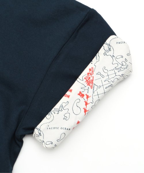 BREEZE（ブリーズ）の「w.colリンクコーデママＴシャツ（その他トップス・レディース・ネイビー・MEDIUM）」の5枚目の写真