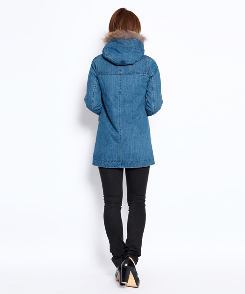 X-girl（エックスガール）の「LONG DUFFEL COAT（ダッフルコート