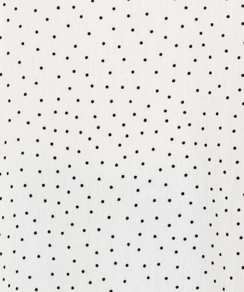 green label relaxing（グリーンレーベルリラクシング）の「CS フロッキー ドット ブラウス（シャツ/ブラウス・レディース・ブラック/オフホワイト/オレンジ系その他・FREE）」の7枚目の写真