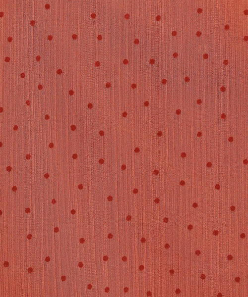 green label relaxing（グリーンレーベルリラクシング）の「CS フロッキー ドット ブラウス（シャツ/ブラウス・レディース・ブラック/オフホワイト/オレンジ系その他・FREE）」の5枚目の写真