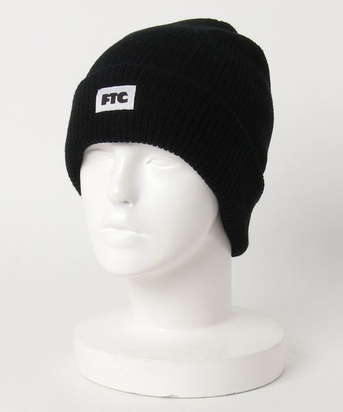 FTC（エフティーシー）の「OG LOGO BEANIE（ニットキャップ/ビーニー・メンズ・ブラック/パープル/ネイビー・FREE）」の2枚目の写真