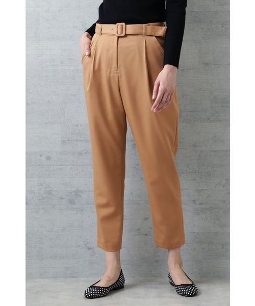 NATURAL BEAUTY BASIC（ナチュラルビューティーベーシック）の「くるみバックルベルトペグパンツ（その他パンツ・レディース・ネイビー/キャメル・SMALL/MEDIUM/LARGE）」の12枚目の写真