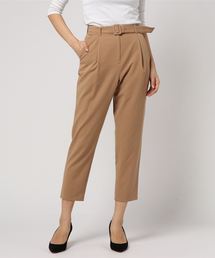 NATURAL BEAUTY BASIC | くるみバックルベルトペグパンツ(その他パンツ)